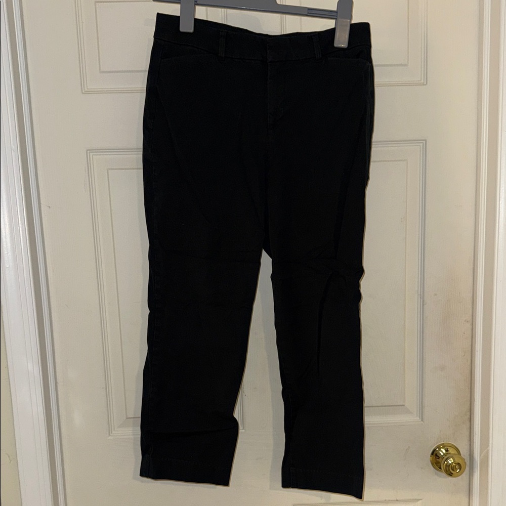 Old Navy Black Straight-Leg Work Pants